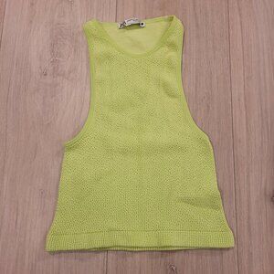 ZARA | Stretch Crop Textured Tank Top | Sz. XS/S